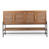 dBodhi Dbodhi Coco Dresser - 4 Doors/1 Open Rack Teak Clearance