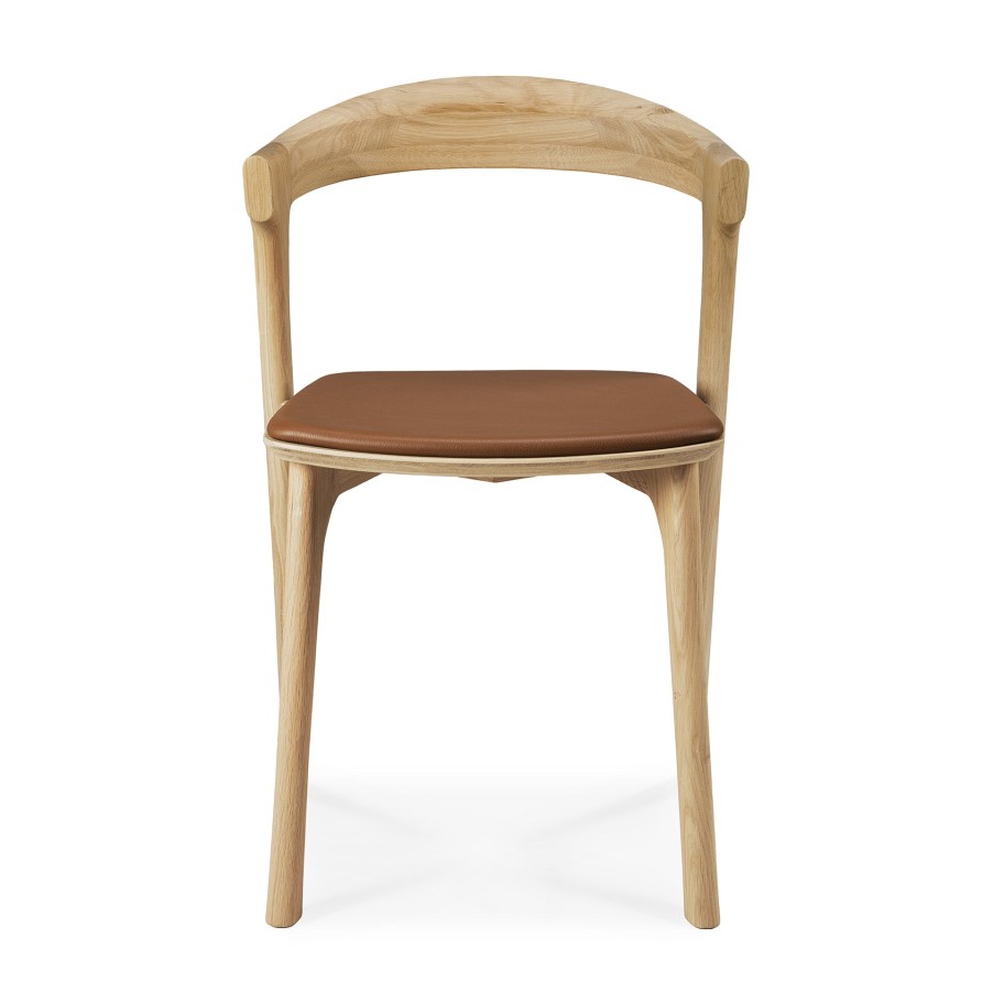 Ethnicraft Ethnicraft Oak Bok Dining Chair - Leather Hot