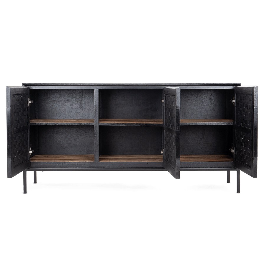 dBodhi Dbodhi Karma Low Dresser - 3 Doors Charcoal Best