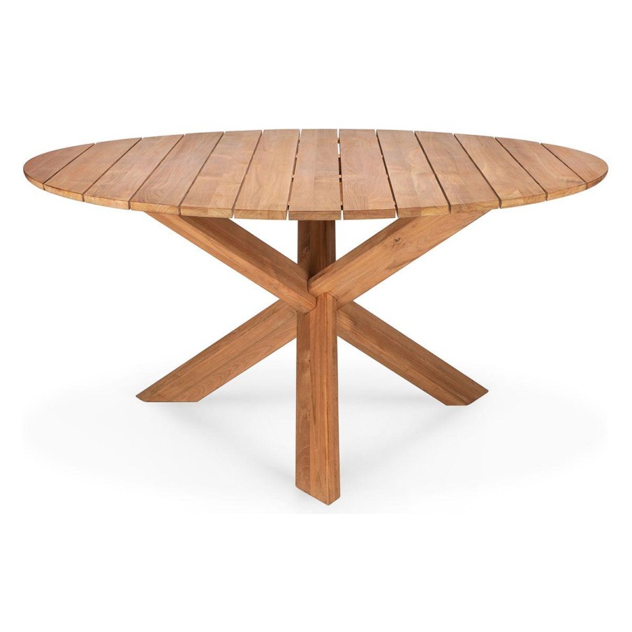 Ethnicraft Ethnicraft Teak Circle Outdoor Dining Table Clearance