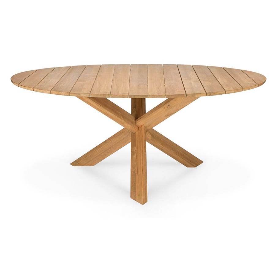 Ethnicraft Ethnicraft Teak Circle Outdoor Dining Table Clearance