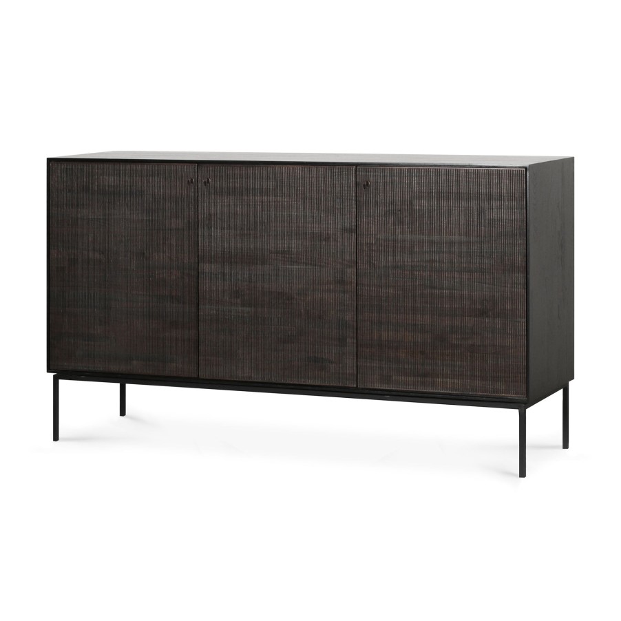 Ethnicraft Ethnicraft Grooves Sideboard - 3 Doors Teak Hot