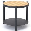 Mindo Mindo 107 Side Table Dark Grey/Teak Best