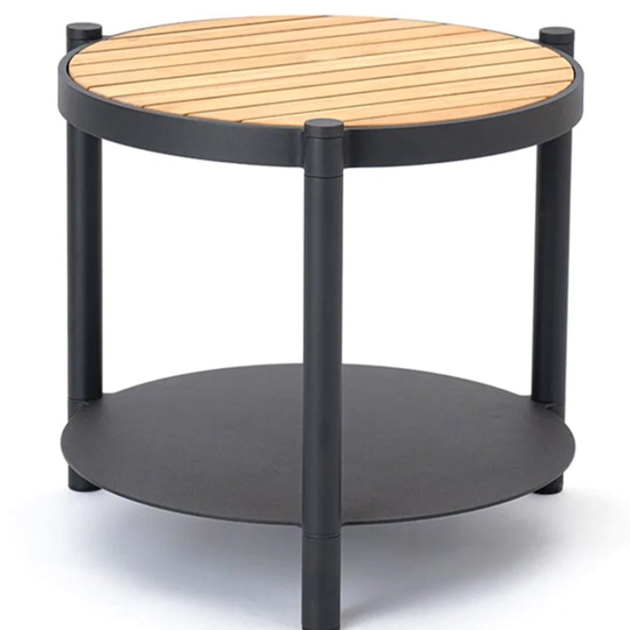 Mindo Mindo 107 Side Table Dark Grey/Teak Best