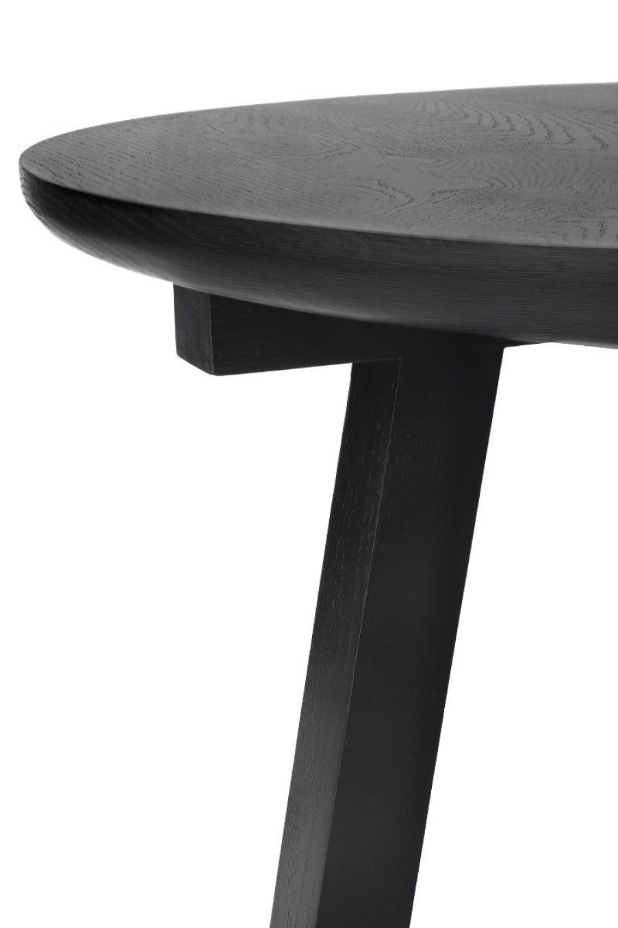 Ethnicraft Ethnicraft Oak Tripod Side Table - Black Black Oak Online