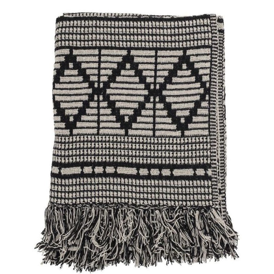 Bloomingville Noe Cotton Throw Black Best