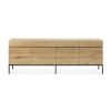 Ethnicraft Ethnicraft Oak Ligna 4 Doors 4 Drawers Sideboard Clearance