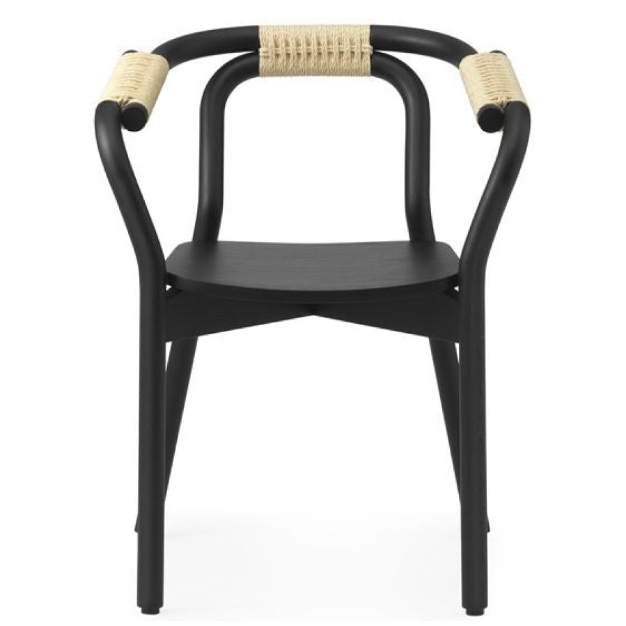 Normann Copenhagen Knot Dining Chair Black/Nature Online