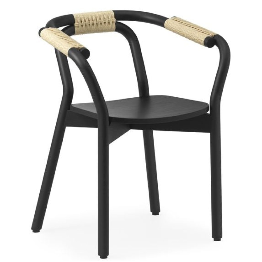 Normann Copenhagen Knot Dining Chair Black/Nature Online