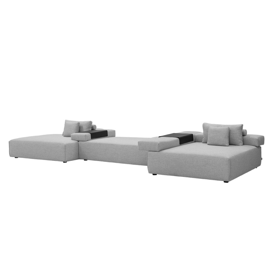 Wendelbo Cinder Block V3 Sofa Light Grey-Agata Col 2 New