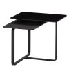 Wendelbo Root Double Top Side Table Black Best