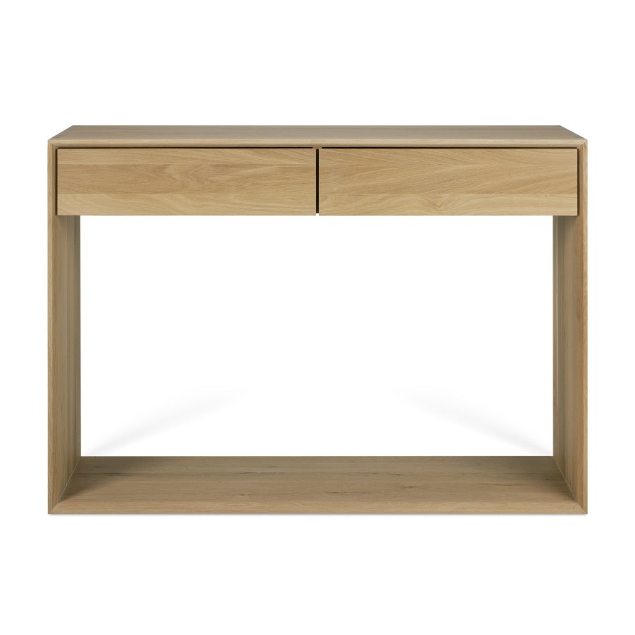 Ethnicraft Ethnicraft Oak Nordic 2 Drawers Console Wholesale