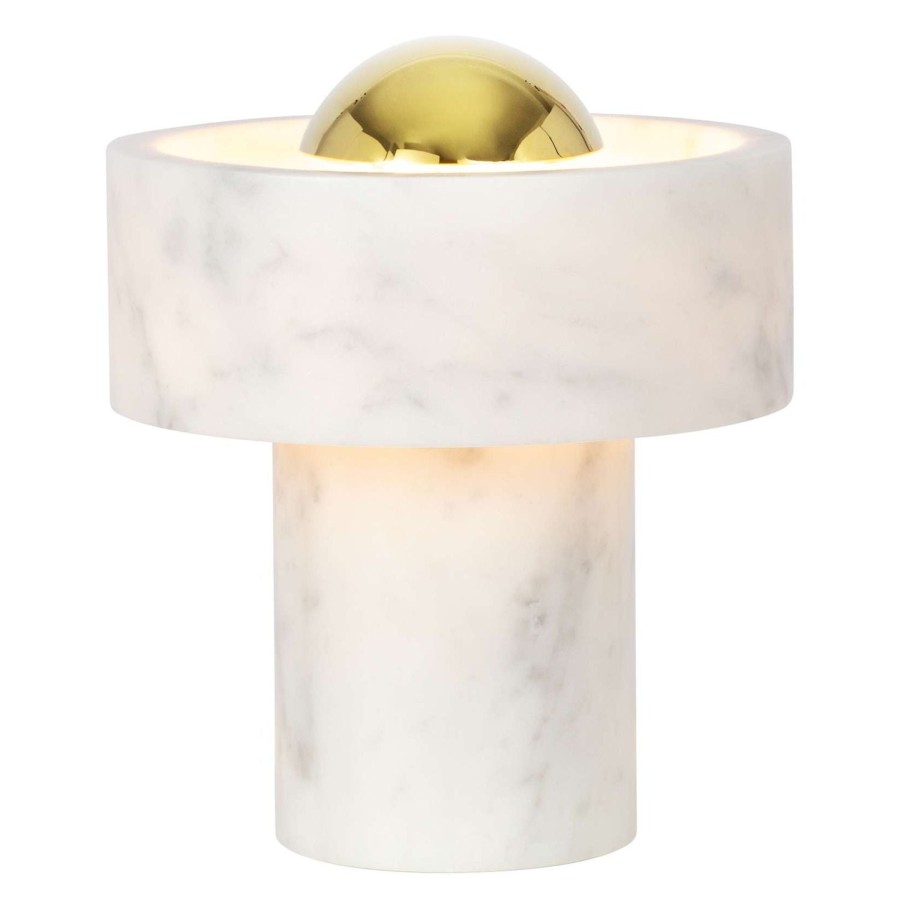 Tom Dixon Stone Portable Lamp Gold New