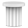 Trit House Chantel Side Table White Concrete Online