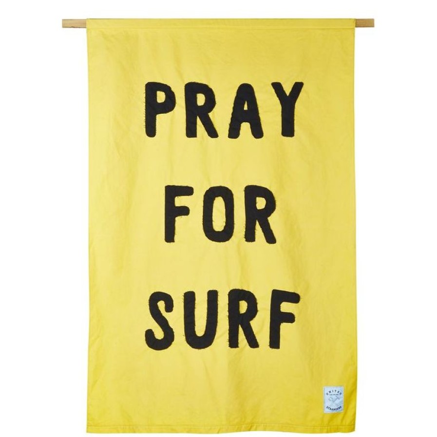 United Strangers Pray For Surf Flag Yellow Best