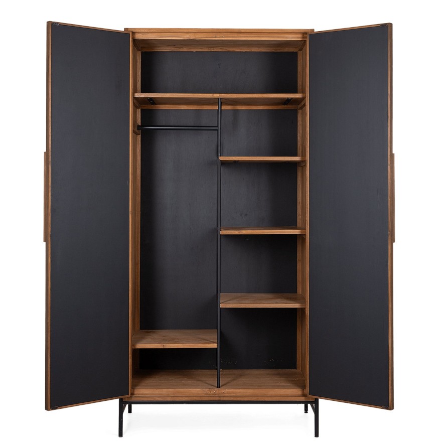 dBodhi Dbodhi Coco Wardrobe - 2 Doors Teak Best