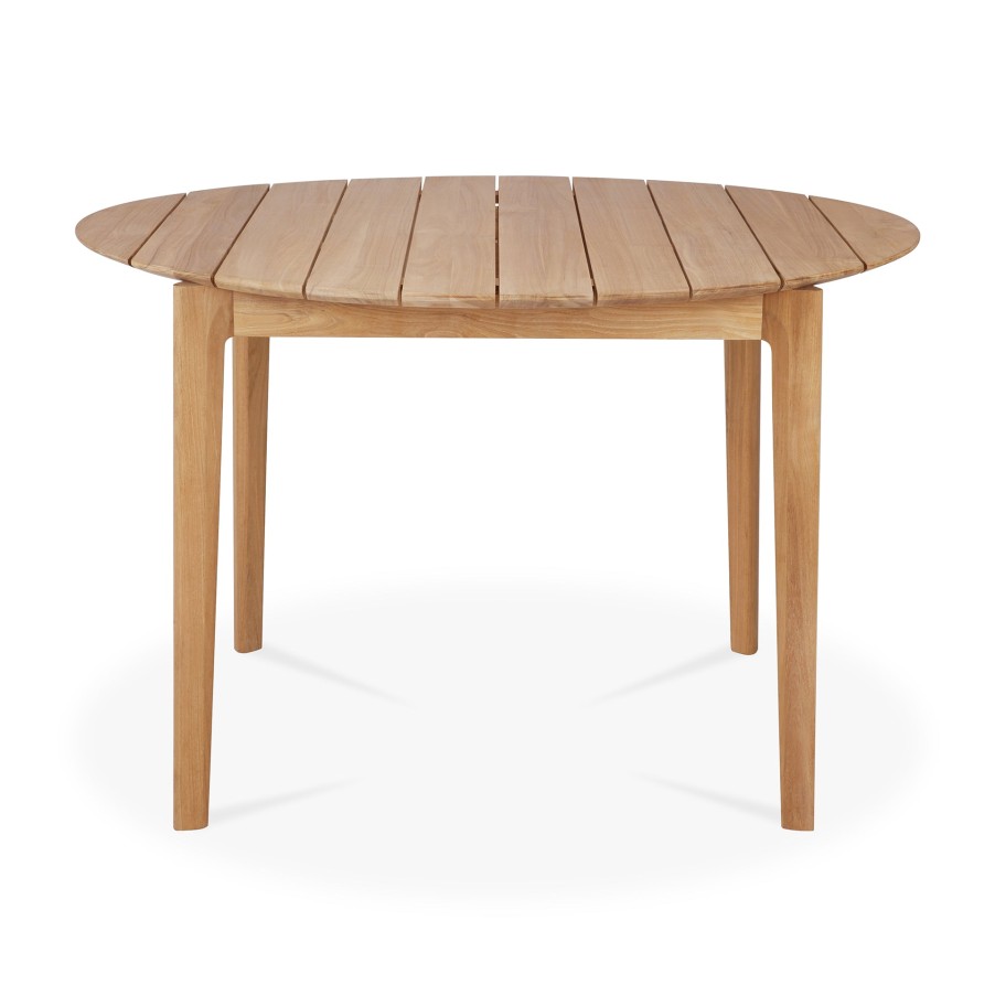 Ethnicraft Ethnicraft Bok Round Outdoor Dining Table Teak New