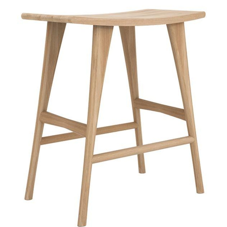 Ethnicraft Ethnicraft Oak Osso Counter Stool Natural Oak Clearance