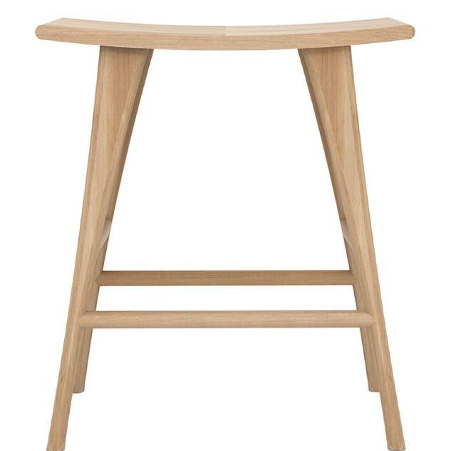 Ethnicraft Ethnicraft Oak Osso Counter Stool Natural Oak Clearance