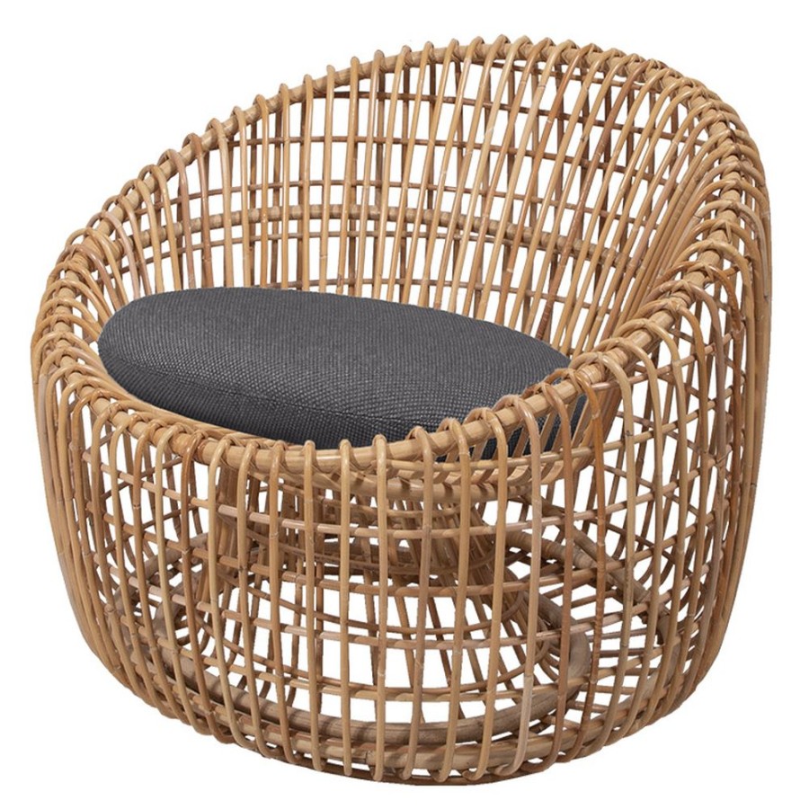 Caneline Nest Round Lounge Chair - Indoor Hot