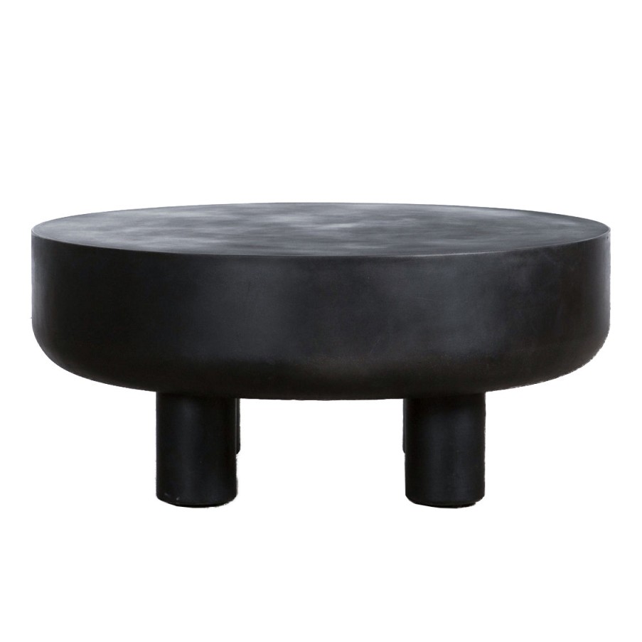 Trit House Brooklyn Coffee Table Black Concrete Hot