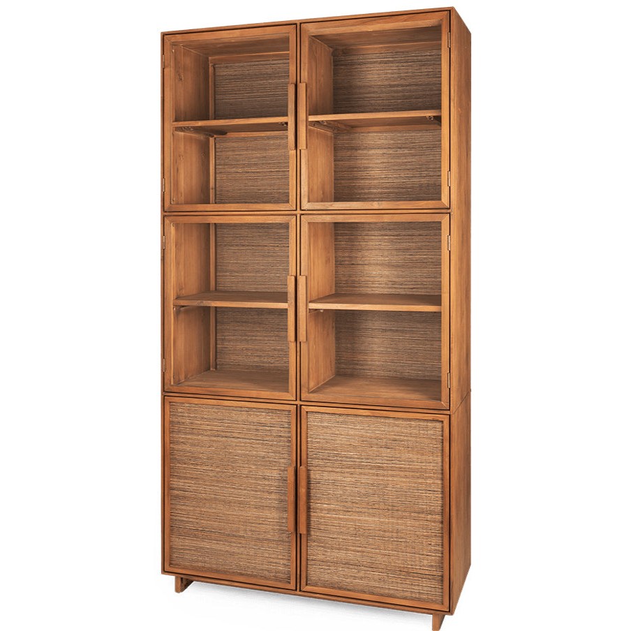 dBodhi Dbodhi Hopper Display Cabinet - 2 Doors Teak Online