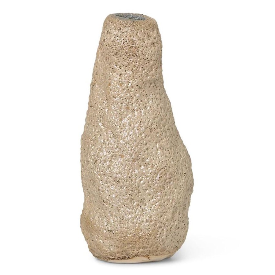 Ferm Living Vulca Mini Vase Metallic Coral New