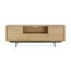 Ethnicraft Ethnicraft Oak Shadow Entertainment Unit - 1 Door/1 Flip Door/ 2 Drawers Natural Oak Wholesale