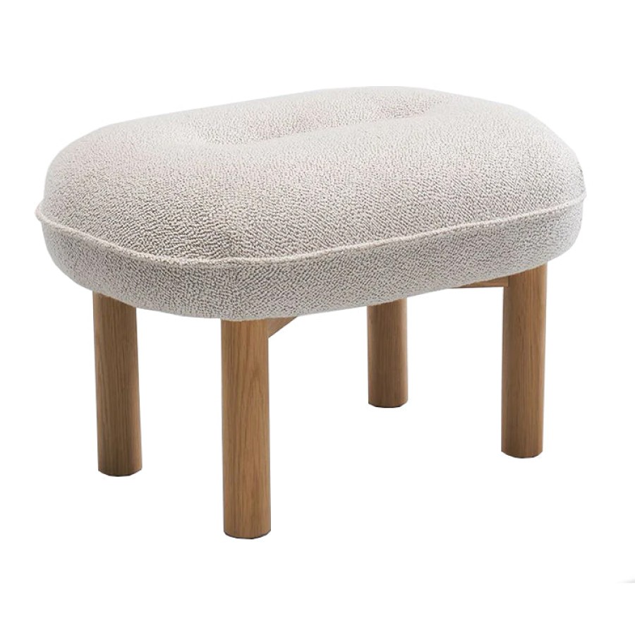 TOLV Portobello Stool Snow-Salix 0004 Clearance