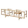 Design House Stockholm Frame Shelf - Low Oak/White Best