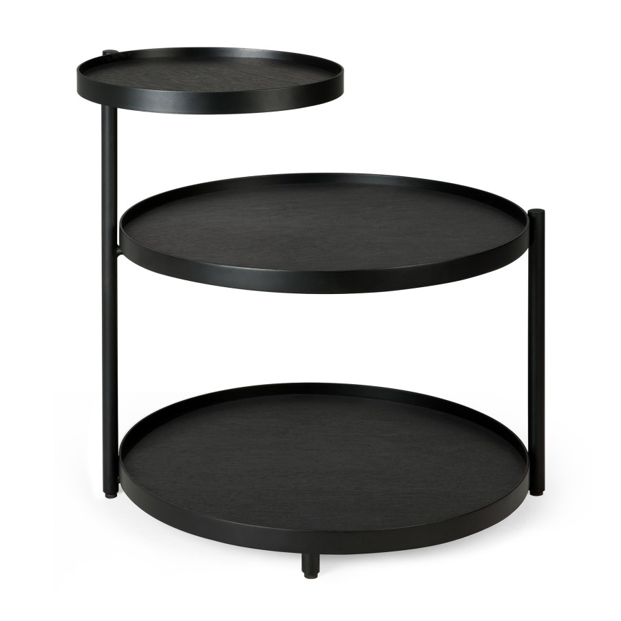 Ethnicraft Ethnicraft Swivel Tray Side Table Black Wholesale