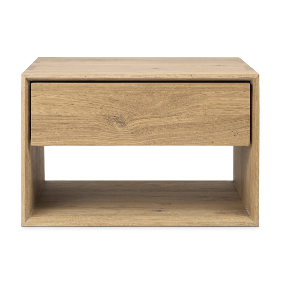 Ethnicraft Ethnicraft Oak Nordic 1 Drawer Bedside Table Natural Oak Online