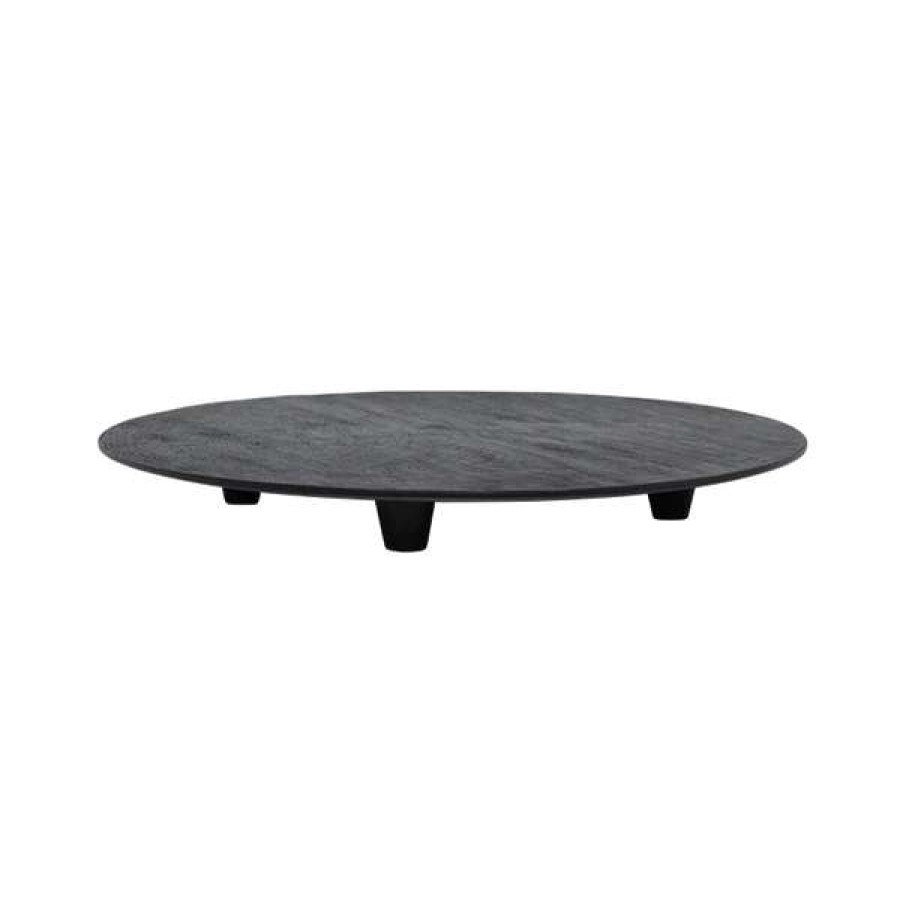 Urban Nature Culture Expressive Mango Wood Tray Black Online