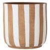 Bloomingville Joni Terracotta Deco Flowerpot White Hot