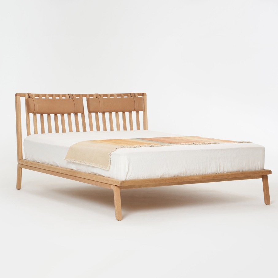 Sketch Interior Sensu Queen Bed Light Oak Clearance