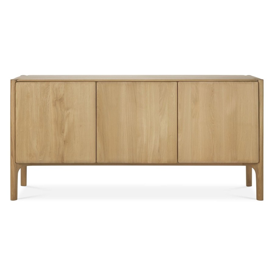 Ethnicraft Ethnicraft Oak Pi Sideboard - 3 Doors Natural Oak Clearance