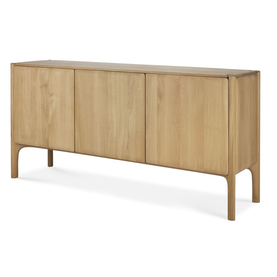 Ethnicraft Ethnicraft Oak Pi Sideboard - 3 Doors Natural Oak Clearance