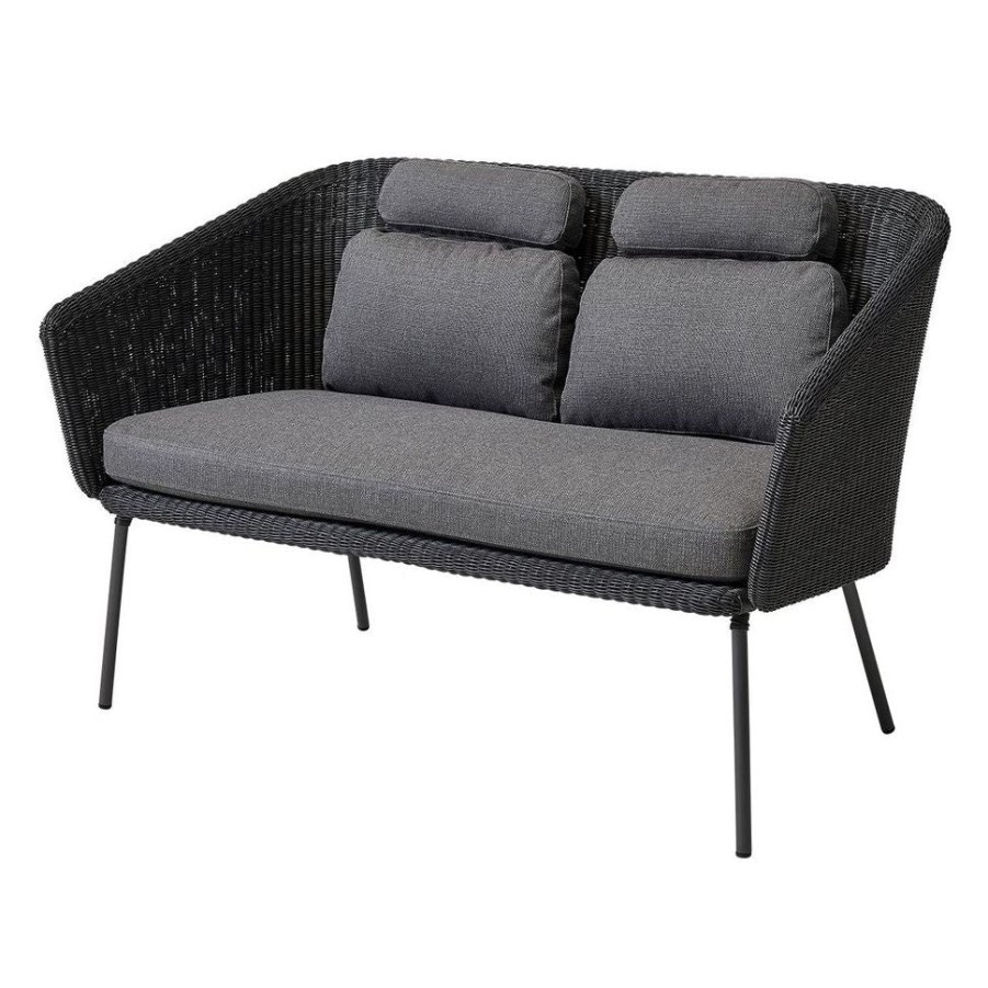 Caneline Mega Dining Bench Dark Grey Online