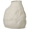 Ferm Living Vulca Large Vase Off White Stone Clearance