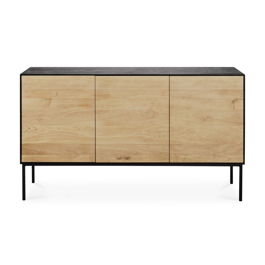 Ethnicraft Ethnicraft Oak Blackbird Sideboard - 3 Doors Natural Oak New