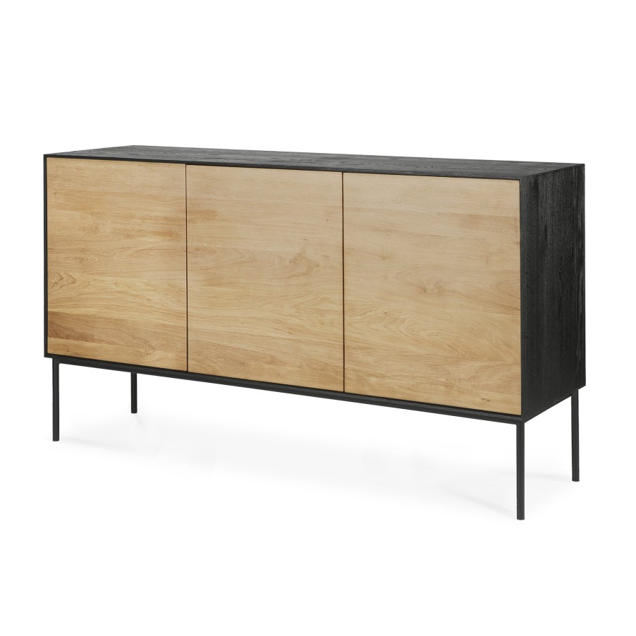 Ethnicraft Ethnicraft Oak Blackbird Sideboard - 3 Doors Natural Oak New