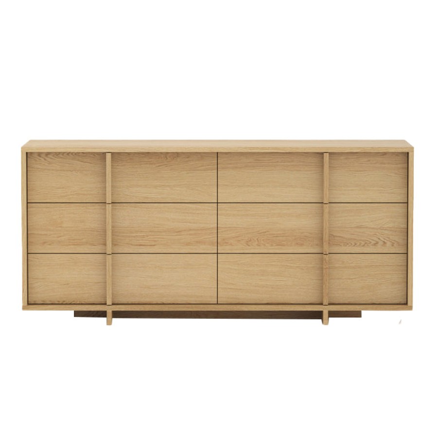 Air Division Norton 6 Drawers Chest Oak Clearance