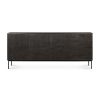 Ethnicraft Ethnicraft Teak Grooves Sideboard - 4 Doors Black Online