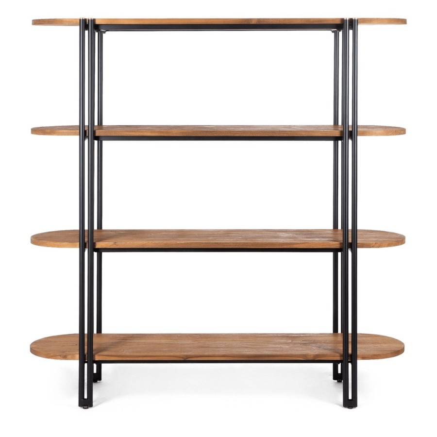 dBodhi Dbodhi Coco Open Bookrack - 4 Shelves Teak New