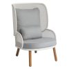 Mindo Mindo 118 High Back Lounge Chair Silver Grey Clearance