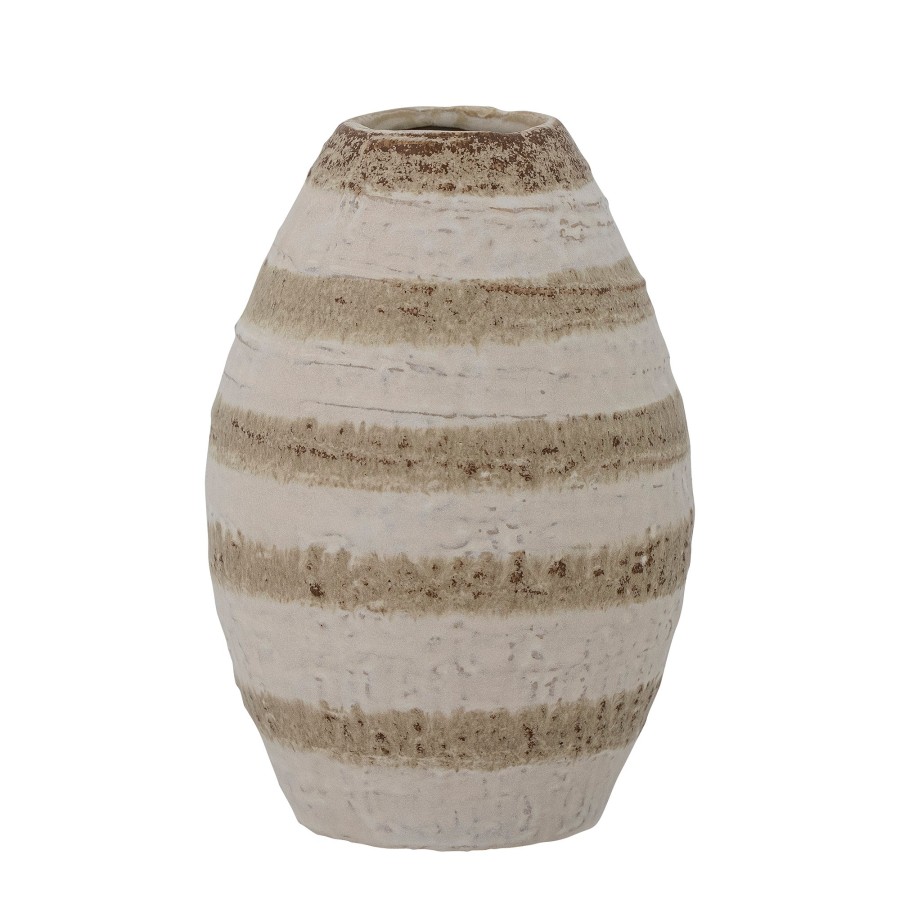 Bloomingville Evie Vase - Brown Glass Nature Clearance