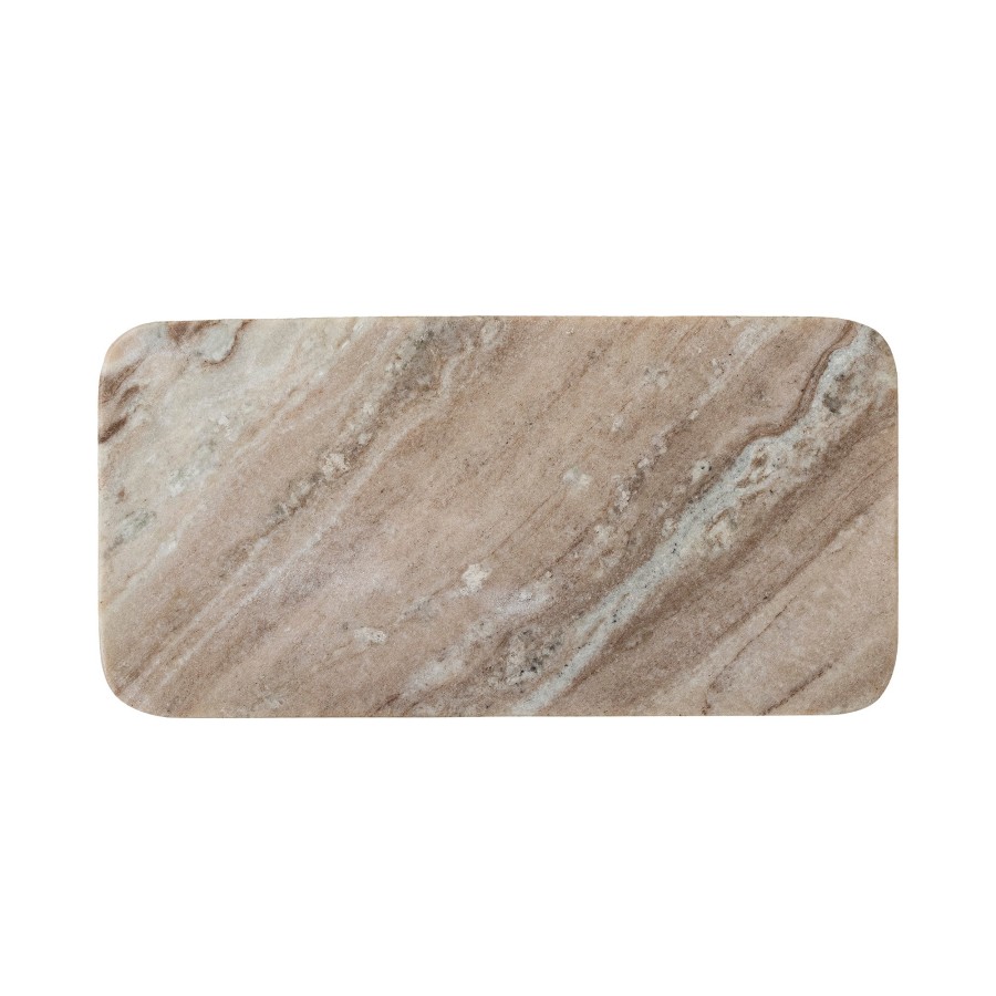 Bloomingville Manuela Marble Tray Brown New