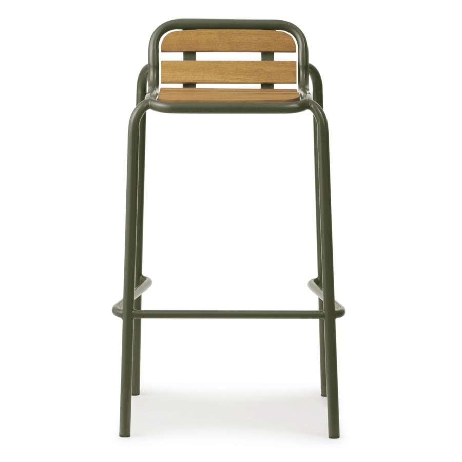 Normann Copenhagen Vig Wood Bar Stool Best