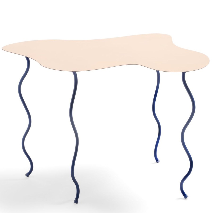 Klevering Squiggle Side Table - Pink/Blue Large Hot