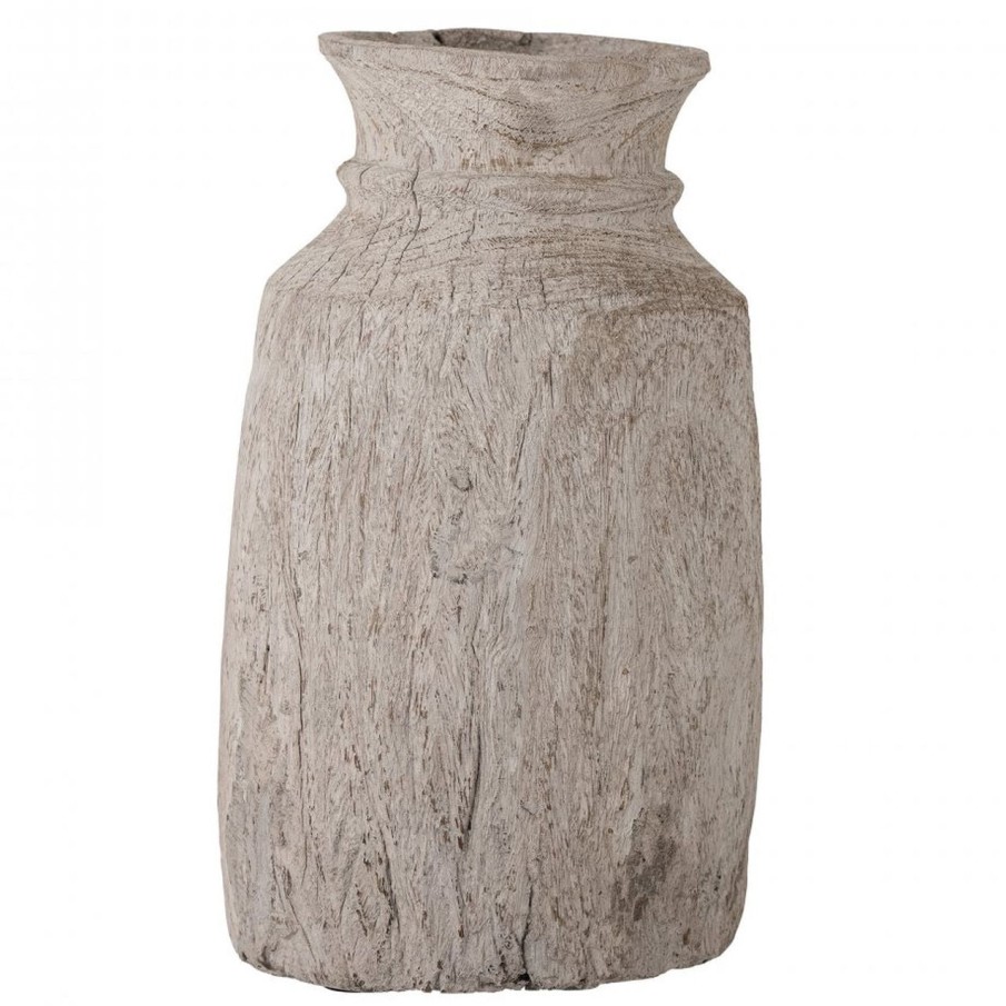 Bloomingville Ifaz Wood Vase Nature Clearance